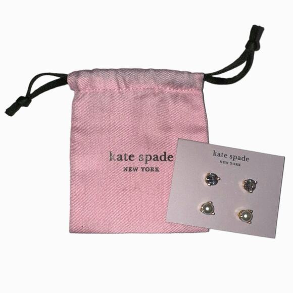 Kate Spade Stud Earrings set of 2 pairs - NWT! - Picture 2 of 5